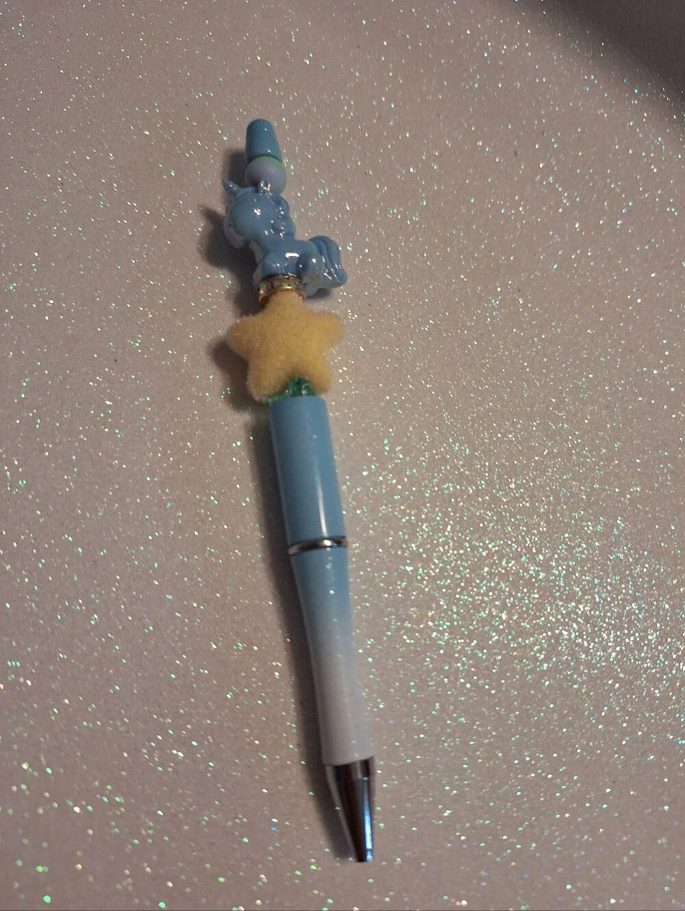 Unicon Flocked Star Pen New